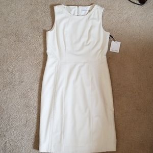 NWT Calvin Klein Ivory Sheath Dress